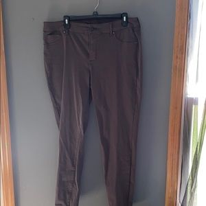 Charcoal Stretchy Tight Fit Pants